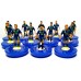 Subbuteo Andrew Table Soccer Dynamo Zagreb away kit on classic Hasbro Bases
